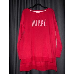 Ugly Christmas Sweater Xmas Sweatshirt Crewneck Size Medium Rae Dunn NWT